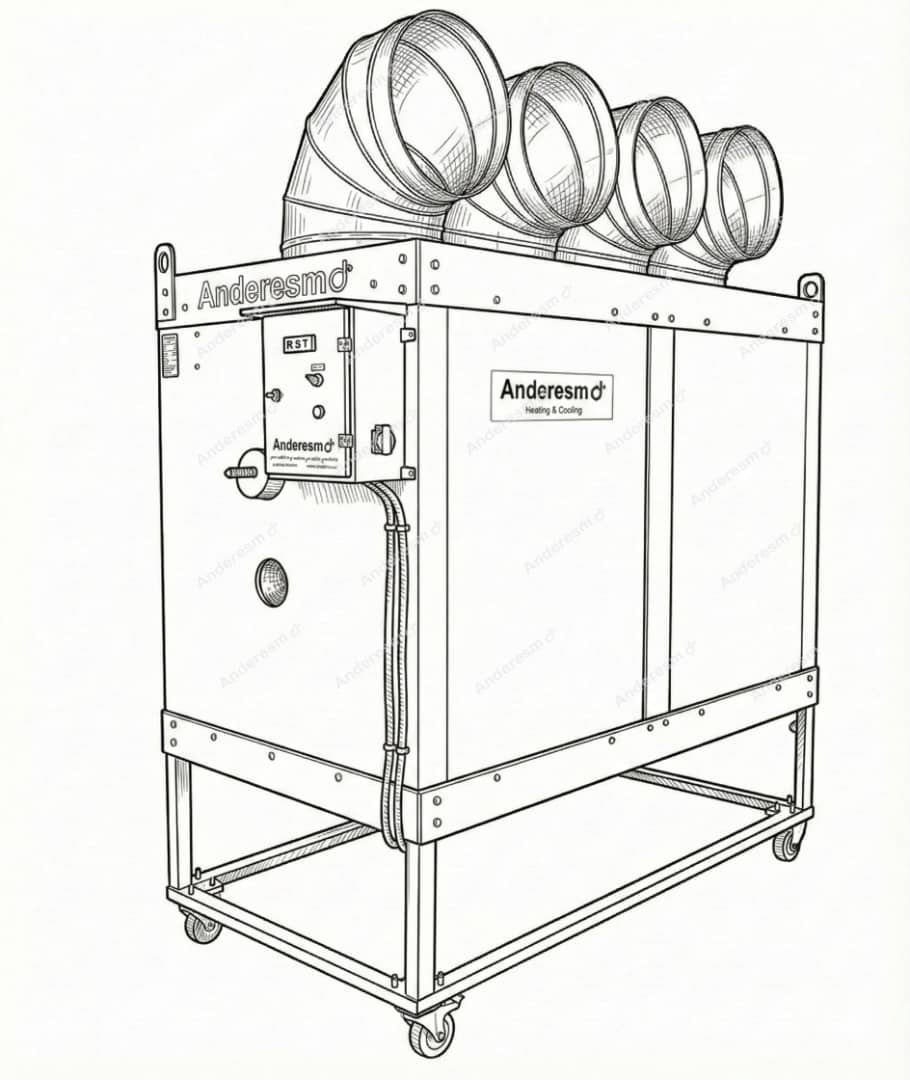 250000 بخاری صنعتی و هیتر گلخانه و مرغداری